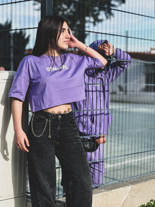 Crop Top Oversized STARGIRL